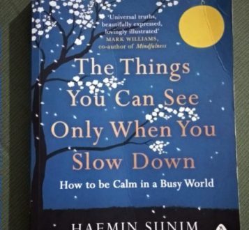 [RESENSI BUKU] Haemin Sunim : The Things You Can Only See Only When You Slow Down